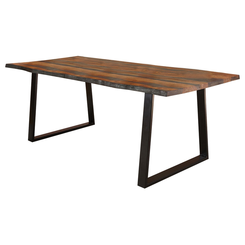 Ditman 80-inch Live Edge Dining Table Grey Sheesham - detail 4