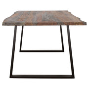 Ditman 80-inch Live Edge Dining Table Grey Sheesham - detail 5
