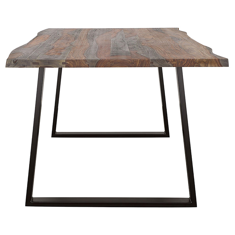 Ditman 80-inch Live Edge Dining Table Grey Sheesham - detail 5