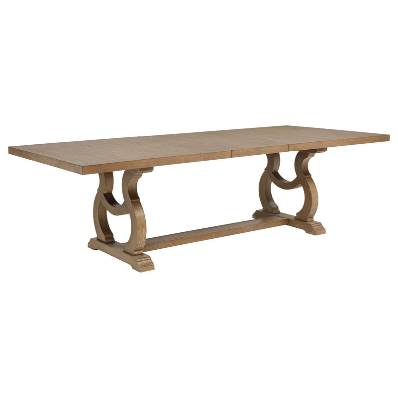 Brockway 7-piece Extension Leaf Dining Set Barley Brown - detail 3