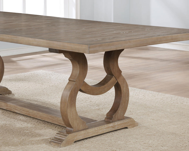 Brockway 7-piece Extension Leaf Dining Set Barley Brown - detail 7