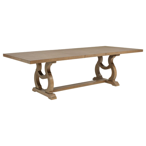 Brockway 104-inch Extension Leaf Dining Table Barley Brown - alternate view