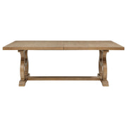 Brockway 104-inch Extension Leaf Dining Table Barley Brown - detail 5