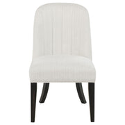 Leandro Upholstered Dining Side Chair Cream (Set of 2) - detail 4