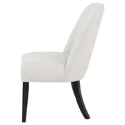 Leandro Upholstered Dining Side Chair Cream (Set of 2) - detail 6