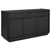 Leandro 2-drawer Dining Sideboard Server Burnished Black - alternate view
