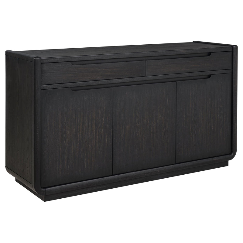 Leandro 2-drawer Dining Sideboard Server Burnished Black - alternate view