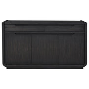 Leandro 2-drawer Dining Sideboard Server Burnished Black - detail 3