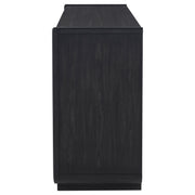 Leandro 2-drawer Dining Sideboard Server Burnished Black - detail 5