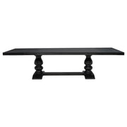 Phelps 9-piece Rectangular Dining Table Set Distressed Noir - detail 4