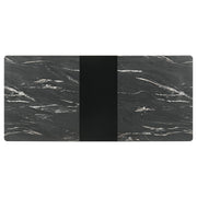 Crestmont 78-inch Extension Dining Table Black Faux Marble - detail 6