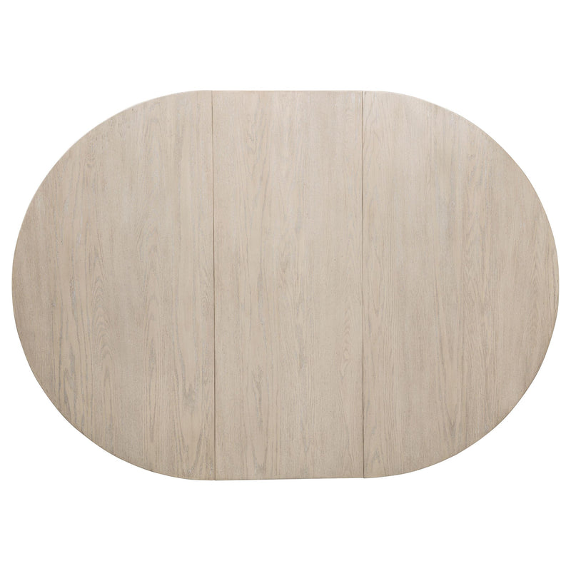 Orrison 7-piece Oval 62-inch Extension Leaf Dining Set Linen - detail 9