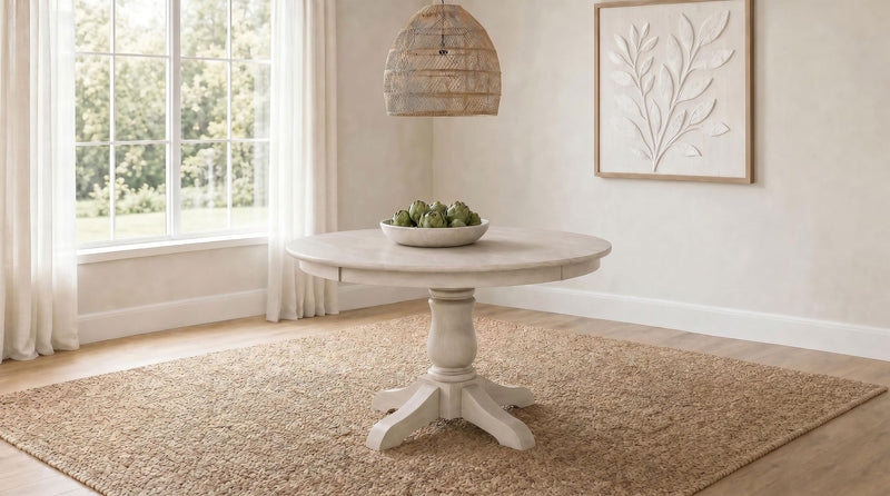 Orrison Oval 62-inch Wood Extension Leaf Dining Table Linen - alternate view