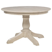 Orrison Oval 62-inch Wood Extension Leaf Dining Table Linen - detail 4