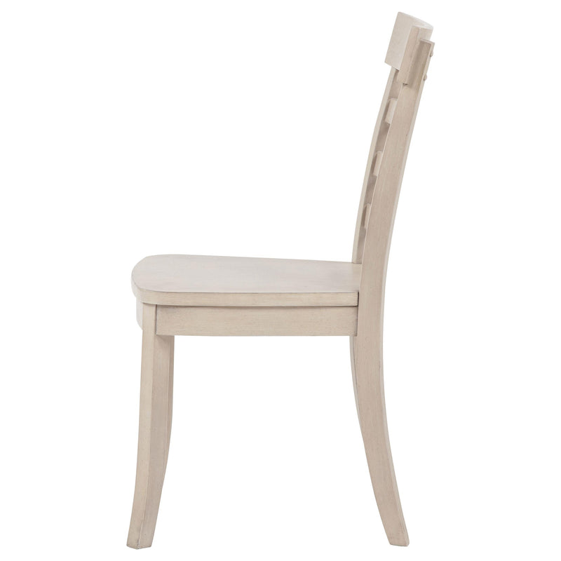 Orrison Ladder Back Dining Side Chair Linen (Set of 2) - detail 4