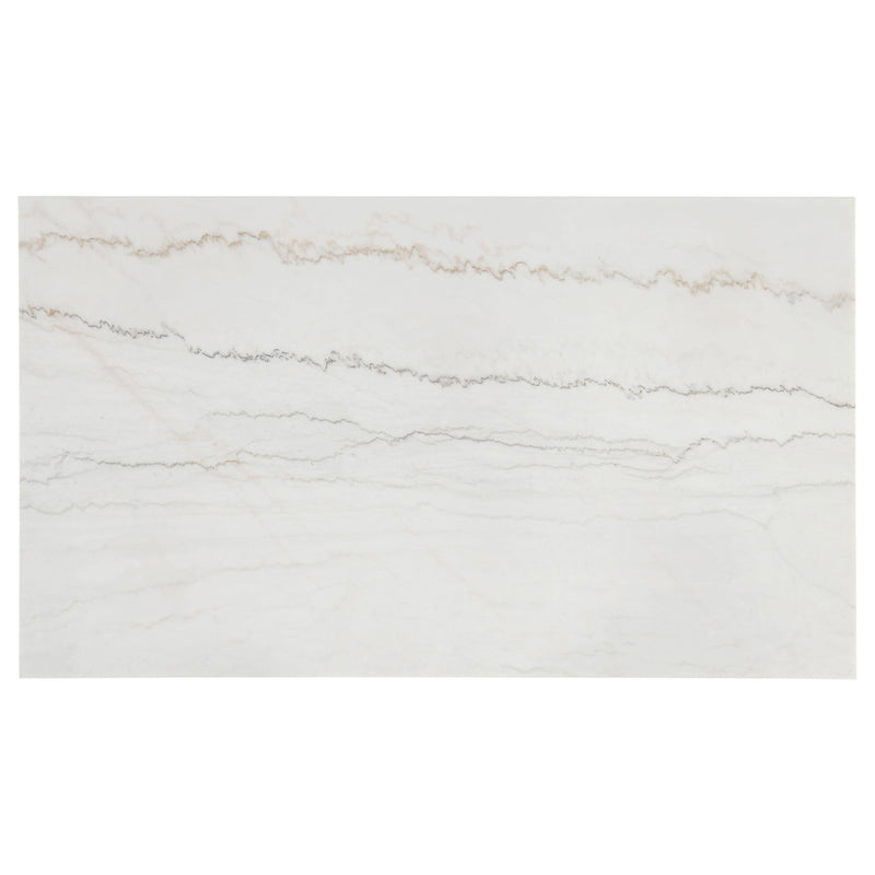 Averill 72-inch Rectangular White Marble Top Dining Table Coffee Bean - detail 6