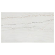 Averill 72-inch Rectangular White Marble Top Dining Table Coffee Bean - detail 7