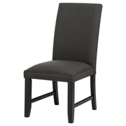 Berning Fabric Upholstered Parson Side Chair Charcoal (Set of 2) - detail 5