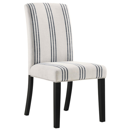 Herran Upholstered Dining Side Chair Beige (Set of 2) - alternate view
