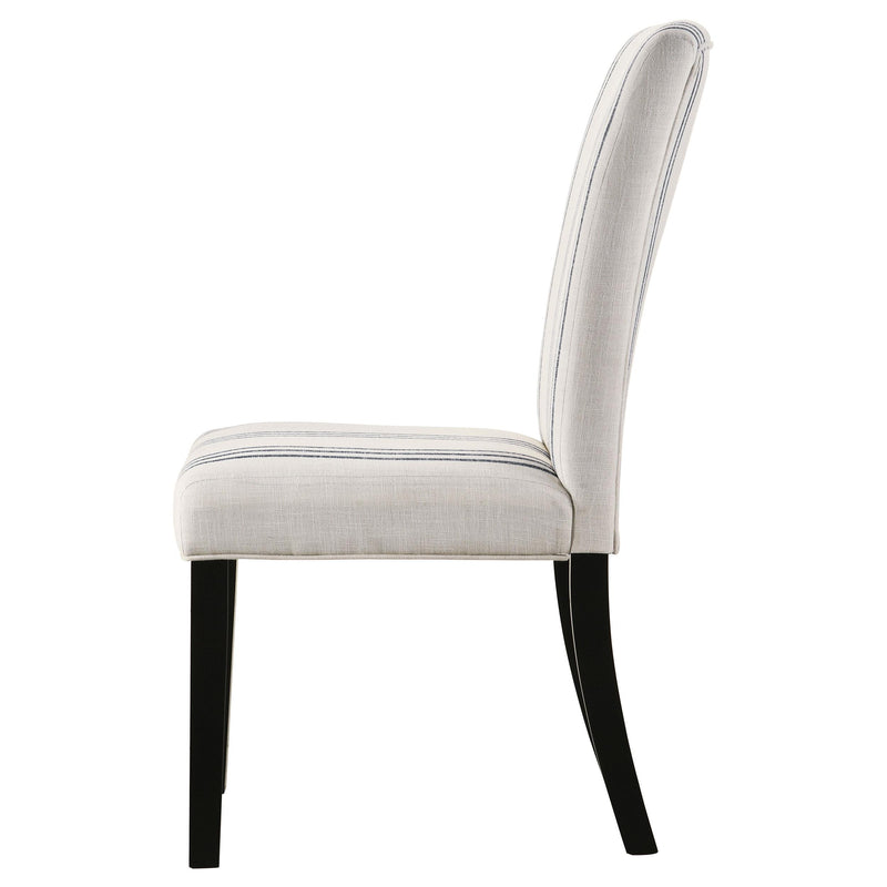 Herran Upholstered Dining Side Chair Beige (Set of 2) - detail 5