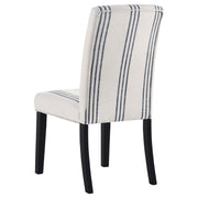 Herran Upholstered Dining Side Chair Beige (Set of 2) - detail 6
