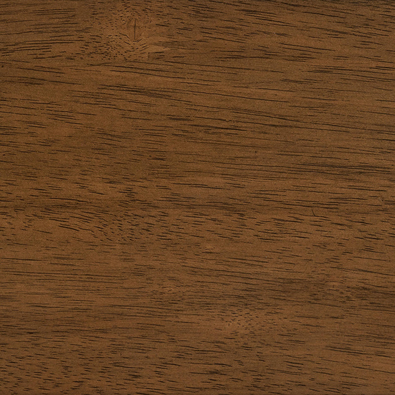 Paxton Round 48-inch Glass Top Wood Dining Table Brown - detail 5