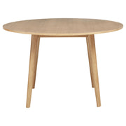 Andrews 5-piece Round Wood Dining Room Table Set Light Ash - detail 4