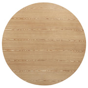 Andrews 48-inch Round Wood Dining Room Table Light Ash - detail 4