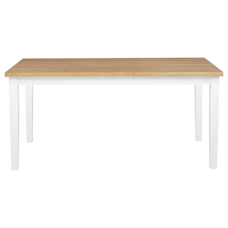 Andrews 7-piece Rectangular Dining Set Light Ash and White - detail 4