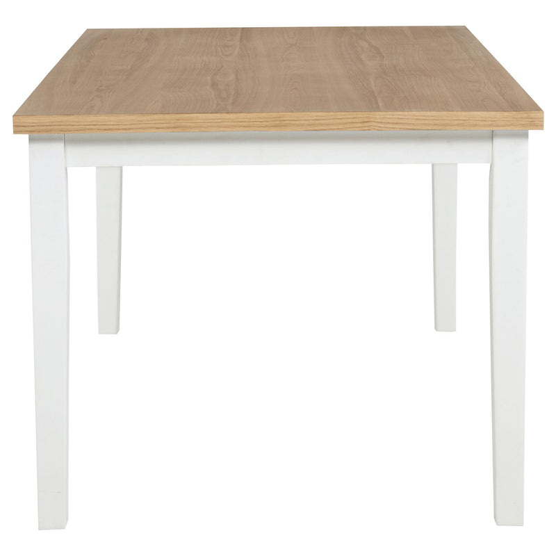 Andrews 7-piece Rectangular Dining Set Light Ash and White - detail 5
