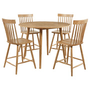 Andrews 5-piece Round Counter Height Dining Set Light Ash - alternate view