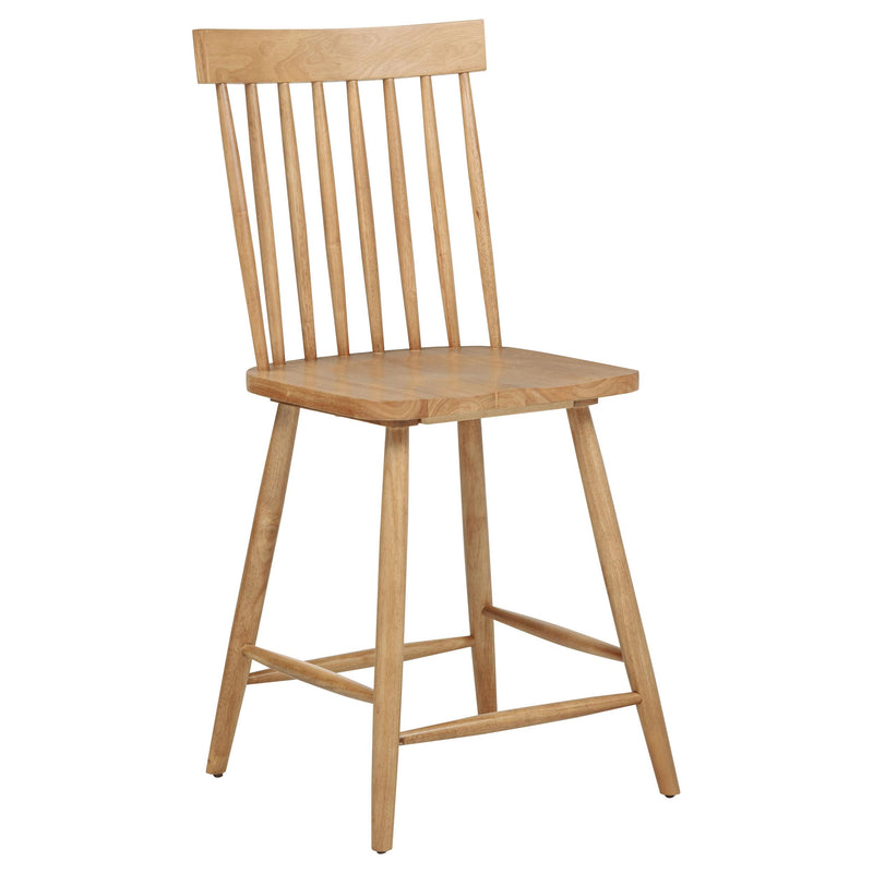 Andrews 5-piece Round Counter Height Dining Set Light Ash - detail 6