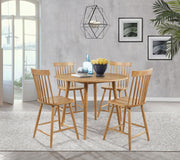 Andrews 48-inch Round Counter Height Dining Table Light Ash - detail 7
