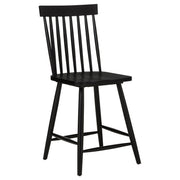 Andrews Windsor Counter Height Dining Side Chair Black (Set of 2) - detail 3