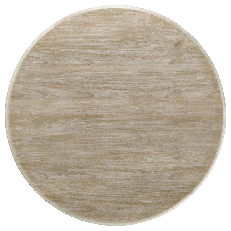Trofello 5-piece Round Dining Table Set White Washed - detail 5