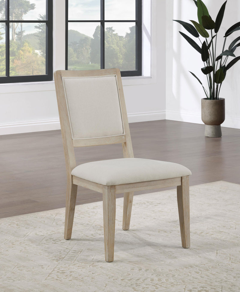Trofello Cushioned Dining Side Chair White Washed (Set of 2) - alternate view