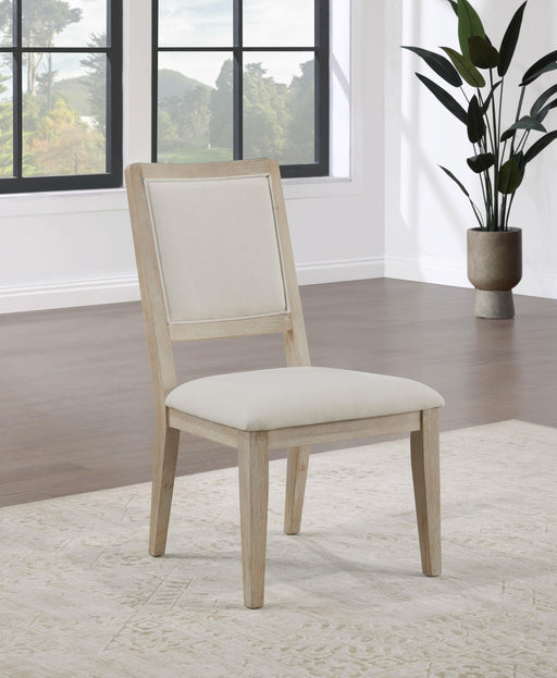 Trofello Cushioned Dining Side Chair White Washed (Set of 2) - alternate view