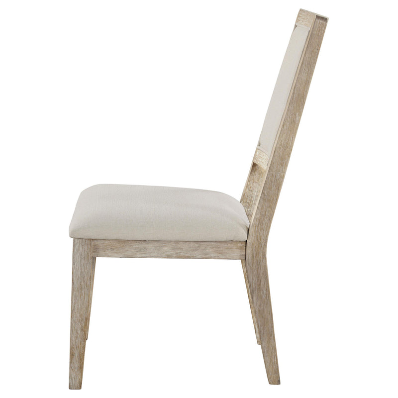 Trofello Cushioned Dining Side Chair White Washed (Set of 2) - detail 6