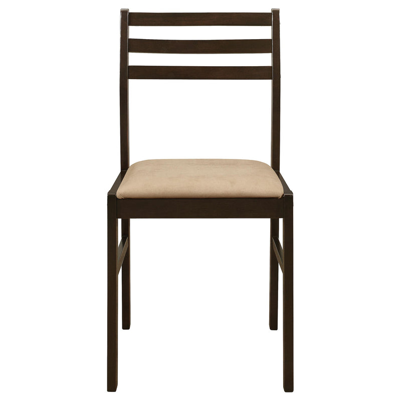Bucknell 3-piece Round Drop Leaf Dining Table Set Cappuccino - detail 8