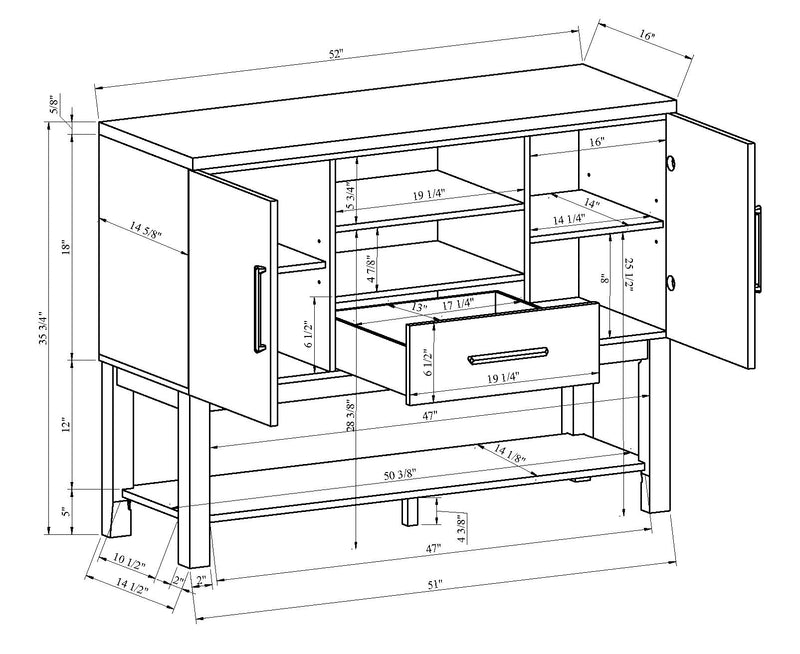 Crownmark Vance Side Board