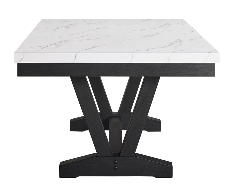 Crownmark Vance Faux Marble Dining Table