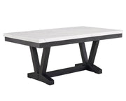 Crownmark Vance Faux Marble Dining Table