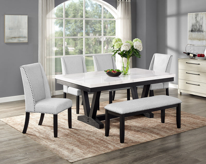 Varley Genuine Marble Dining Set