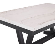 Crownmark Varley Genuine Marble Dining Set