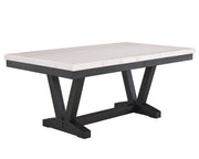 Crownmark Varley Genuine Marble Dining Set