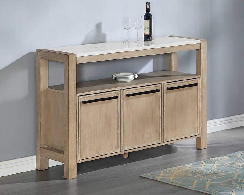 Hazel Genuine Marble Sideboard