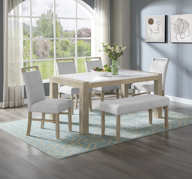 Hazel Dining Set - Genuine Marble