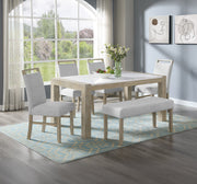 Crownmark Hazel Dining Set - Genuine Marble