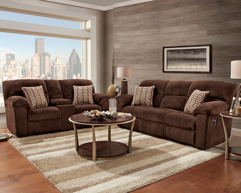 Chevron Sofa & Loveseat - Mink