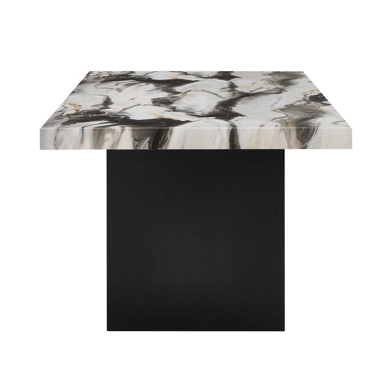 Vega Faux Marble Dining Set Leg
